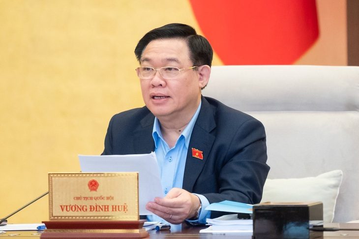 Chủ tịch Quốc hội Vương Đình Huệ - Ảnh: GIA HÂN
